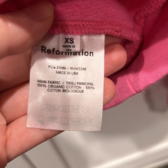 Reformation Hunter Classic Sweatshirt Size XS - Picture 8 of 9